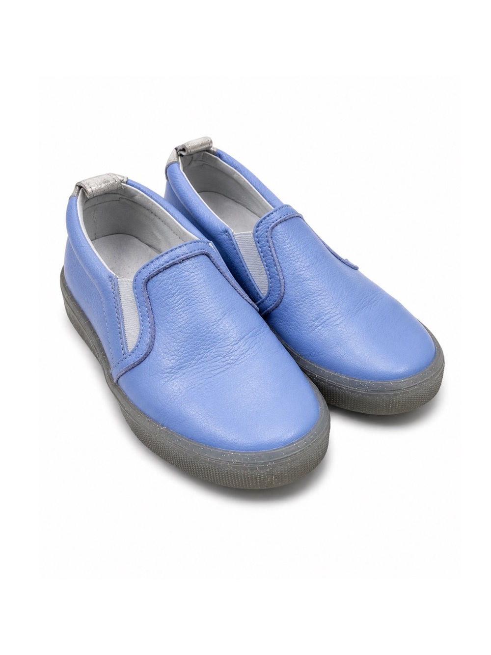Freshly Picked Periwinkle Glitter Sole Slip On Sneakers Girls Size 12